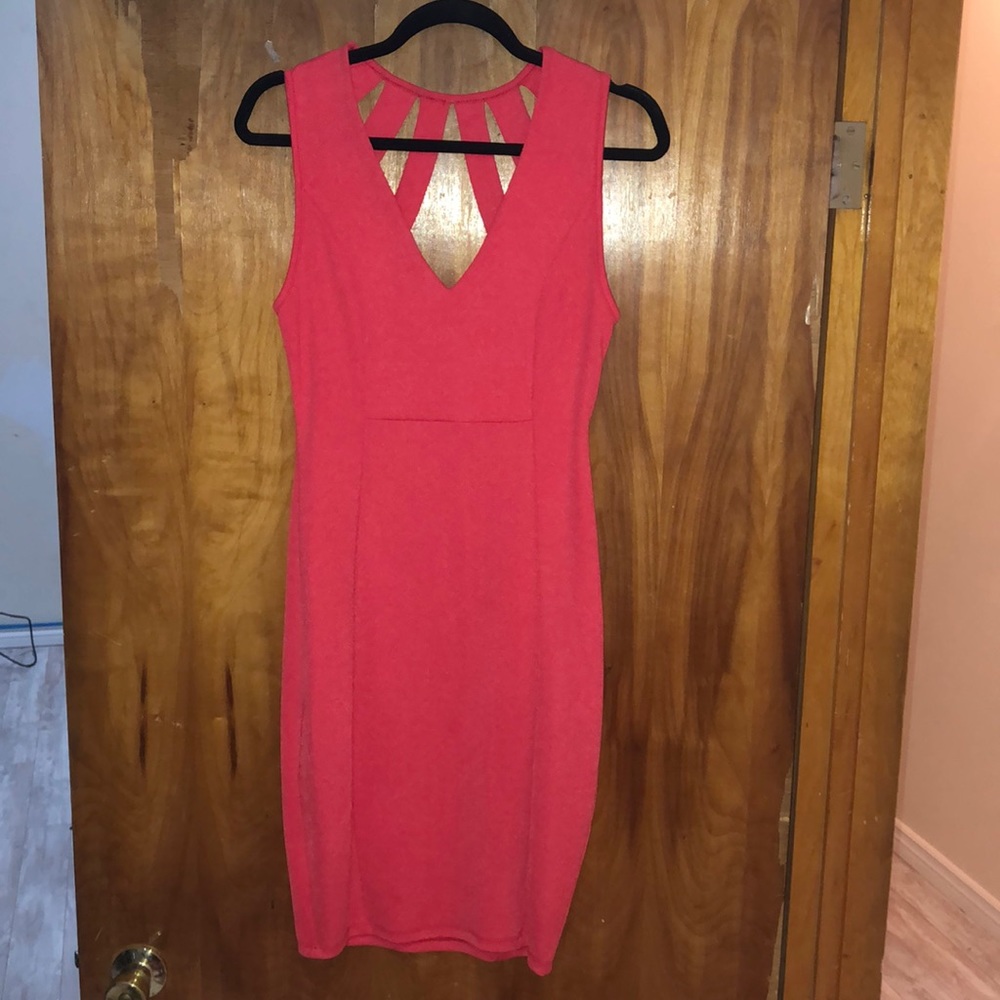 Coral Windsor dress